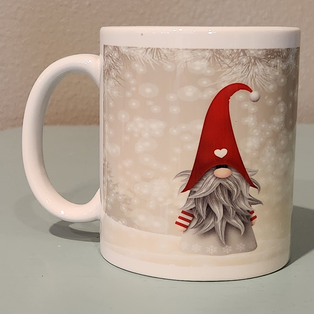 Winter Gnome Ceramic Mug - New and Unused